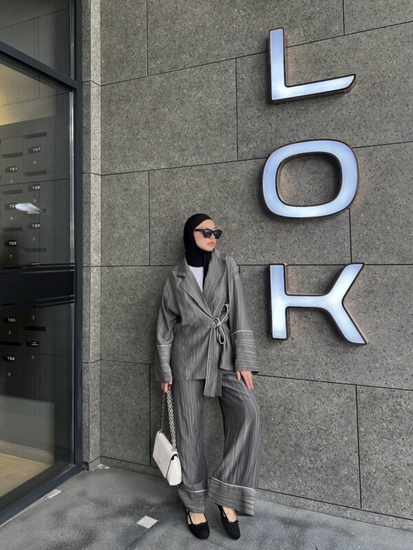 Modern Kimono İkili Takım - Resim 4
